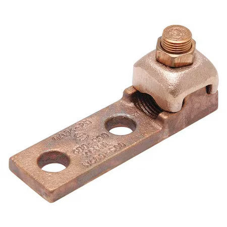 Burndy Qa342n Mechanical Conn,500 To 400 Kcmil,1 Cond