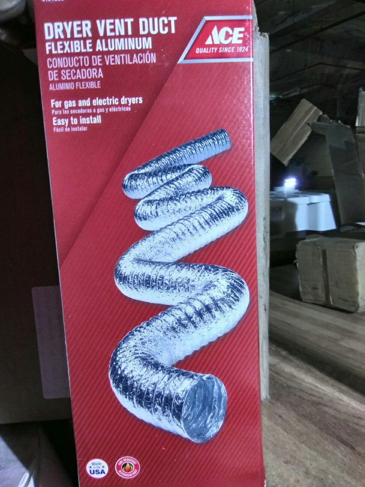 ACE 4in X 20ft Flexible Aluminum Dryer Vent Duct OEM NEW