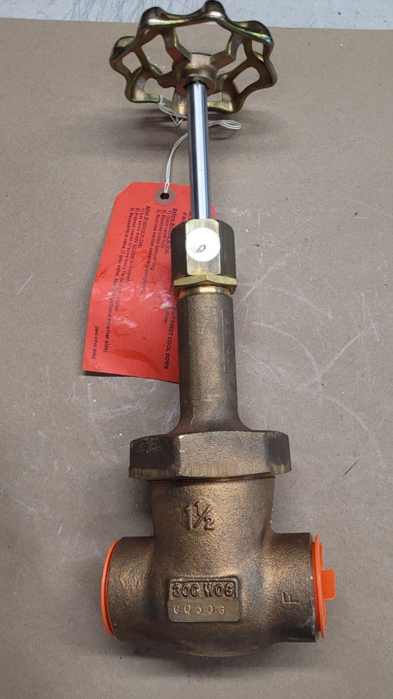Goddard No. 312 Bronze Gate Valve for Cryogenic Service 1-1/2"