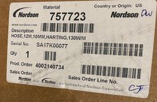 Nordson 757723 Glue Hose, 12M Length 10mm ID