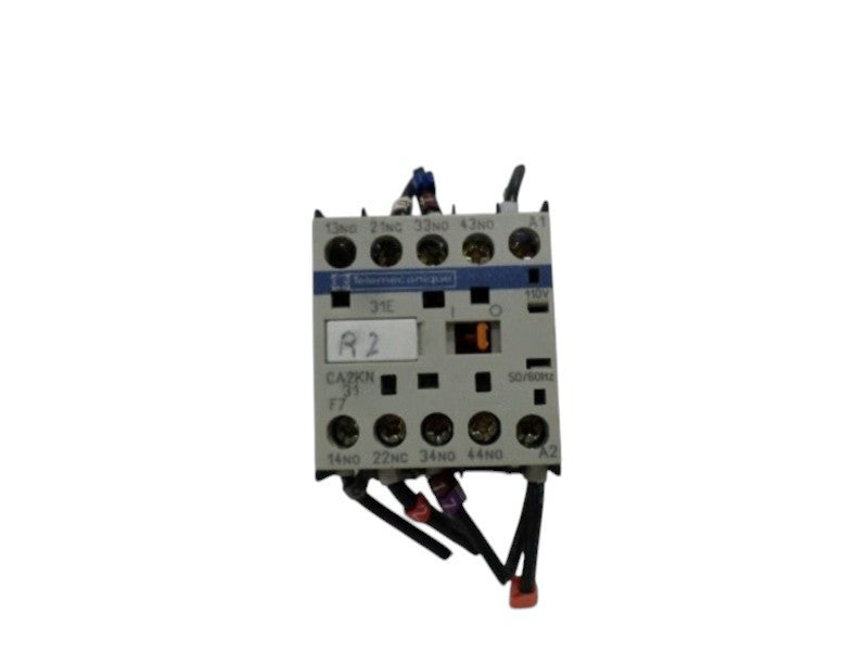 TELEMANIQUE CA2KN31F7 CONTROL RELAY 110V UNMP