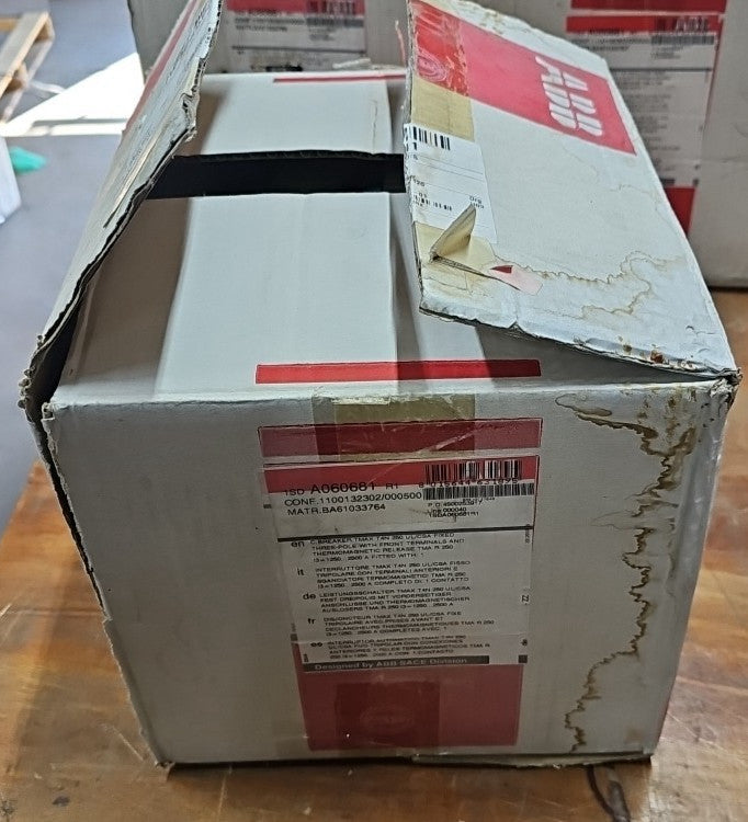 ABB SACE Tmax Circuit Breaker - T4N 250 w/Warranty new old stock