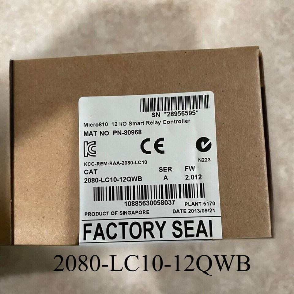 In Stock US Allen-Bradley 2080-LC10-12QWB Micro810 Controller Fast Shipping