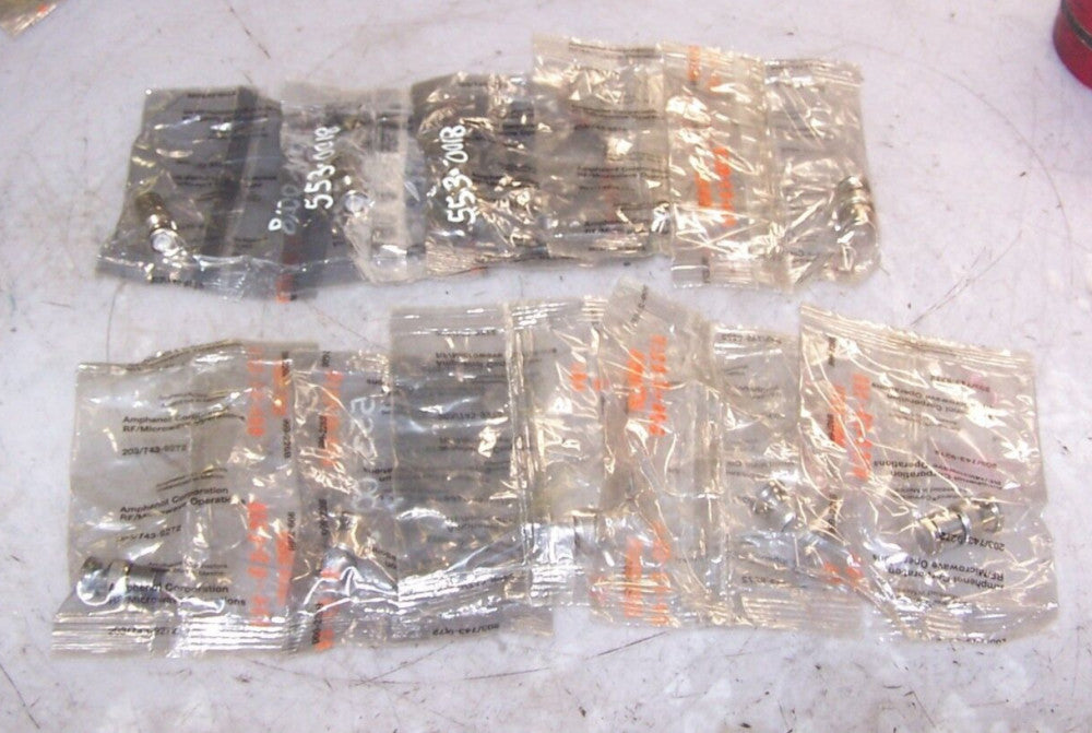 10) NEW AMPHENOL 203/743-9272 RF CIRCULAR CONNECTOR LOT OF 10