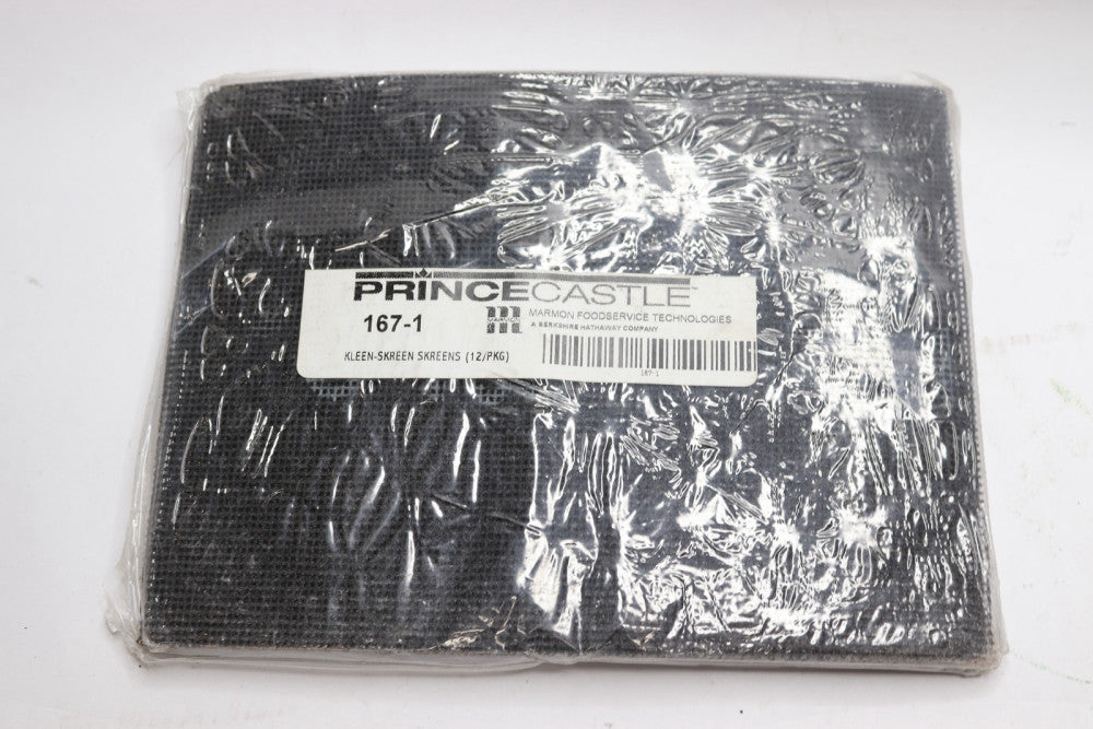(12-Pk) Prince Castle Kleen-Skreen Screens 3" L x 11.5" W x 0.50" H 167-1