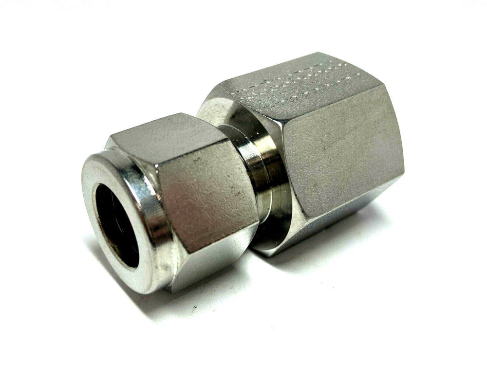 Parker Stainless Steel Tubing Adapter 1/2" Tube OD x 1/2 NPT Female