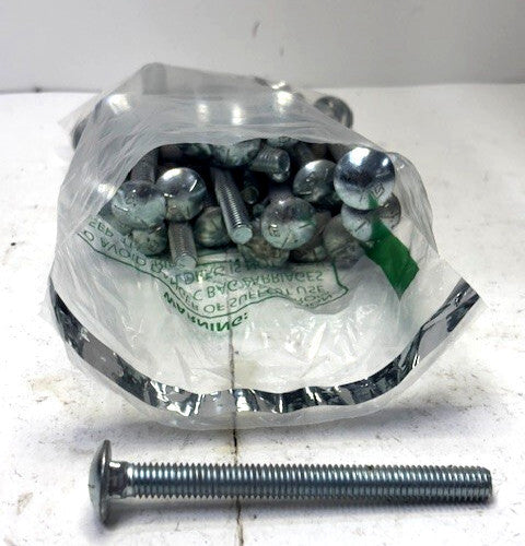 CARRIAGE BOLTS 3/8IN- 16X 3 3/4" (LOT OF 30)