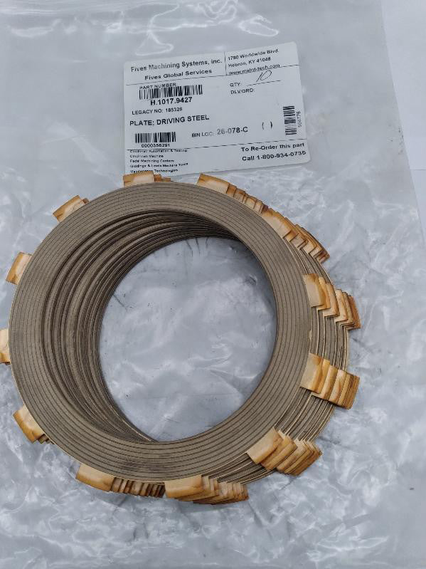 NEW Fives Machining Systems H.1017.9427 Steel Driving Plate Lot of 10