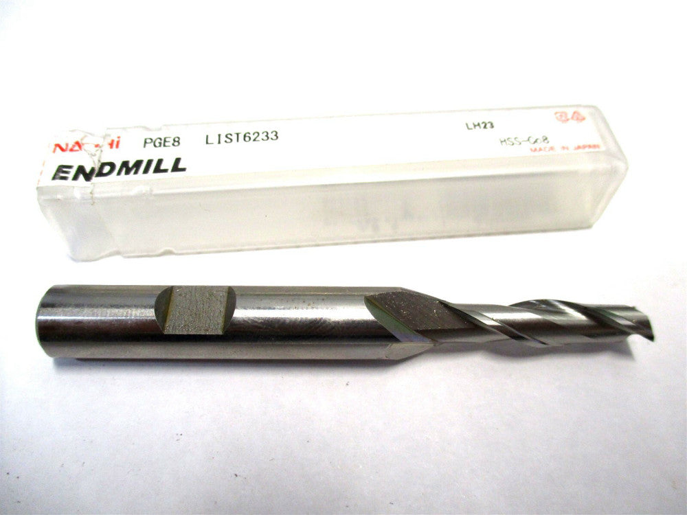 Nachi (1043479) 1/4 x 3/8 x 1 x 3-1/16 2-Flute SE HSSCo8 End Mill