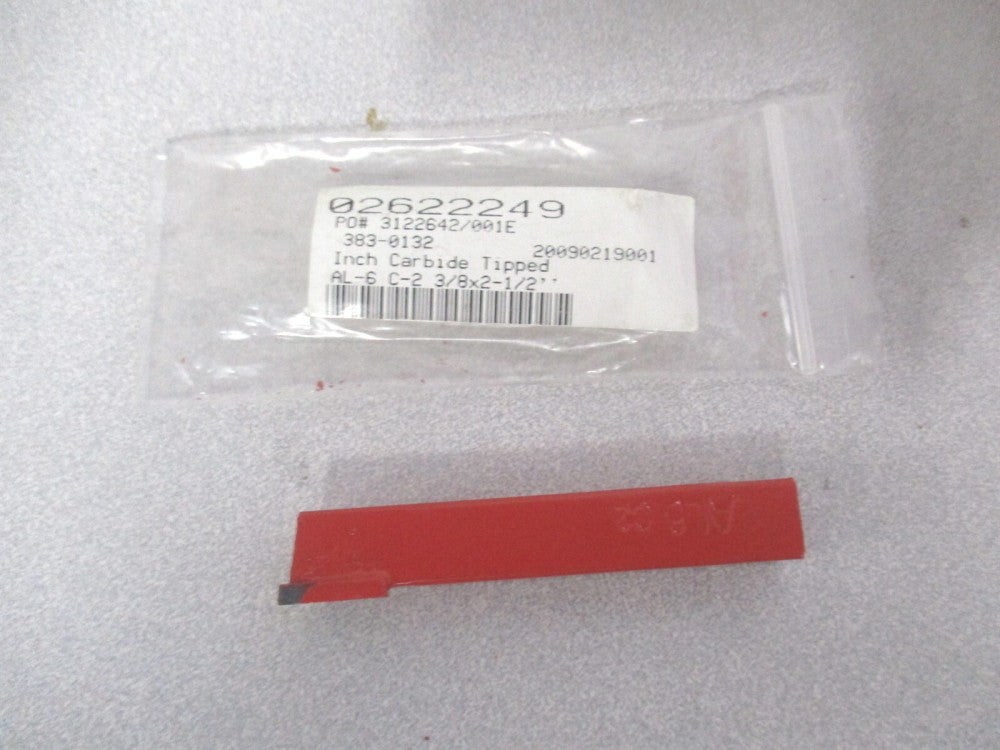 (383-0132) 3/8 x 3/8″ x 2-1/2" OAL Square Shoulder Turning Single Point Tool Bit