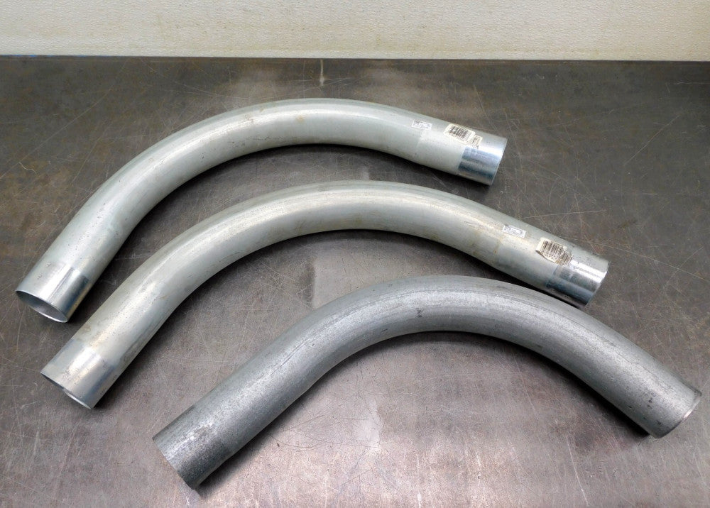 Lot of 3 Sigma Electric 02-55546PE Pro Connex Galvanized Steel 90° Elbow 2" DIA