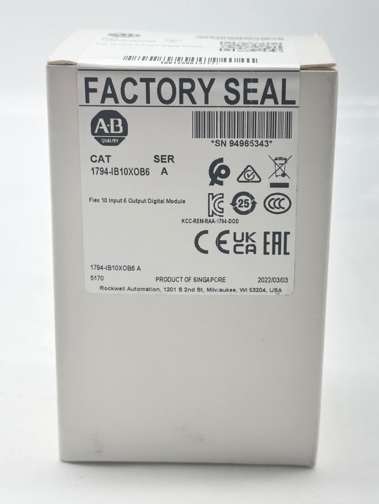 Allen-Bradley 1794-IB10XOB6 Flex I/O Digital Module
