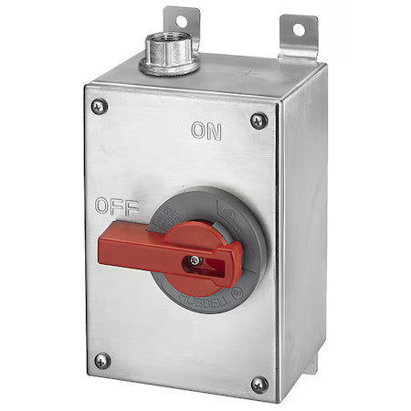 Hubbell Wiring Device-Kellems Hblds3ssvfd Nonfusible, Motor Disconnect Switch,