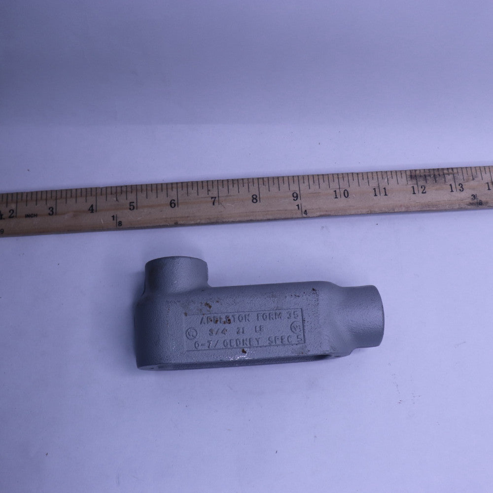 Appleton LB-Style Conduit Body Form 35 Malleable Iron 3/4"