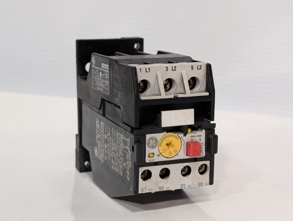 GE CR7G1WU Overload Relay, Setting Range 25-32A w CR7XY3 Ovrload Relay Bracket