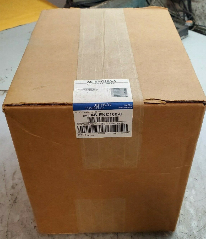 NEW JOHNSON CONTROLS UTILITY BOX AND COVER KIT AS-ENC100-0
