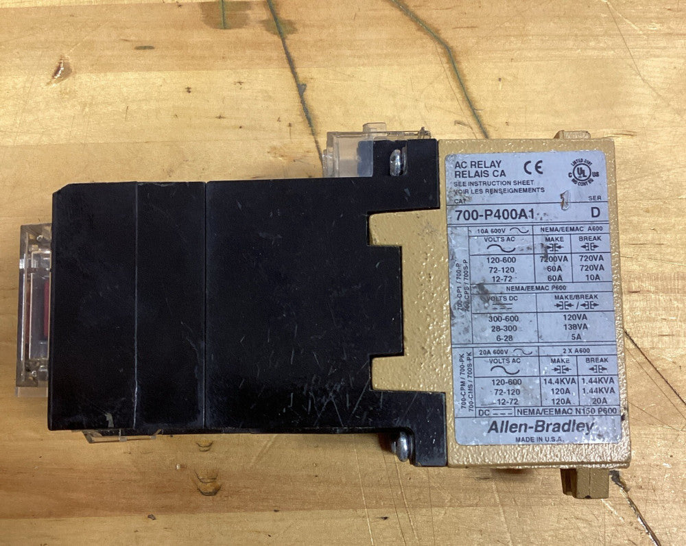 Allen-Bradley 700-P400A1 Relay **See Photos**
