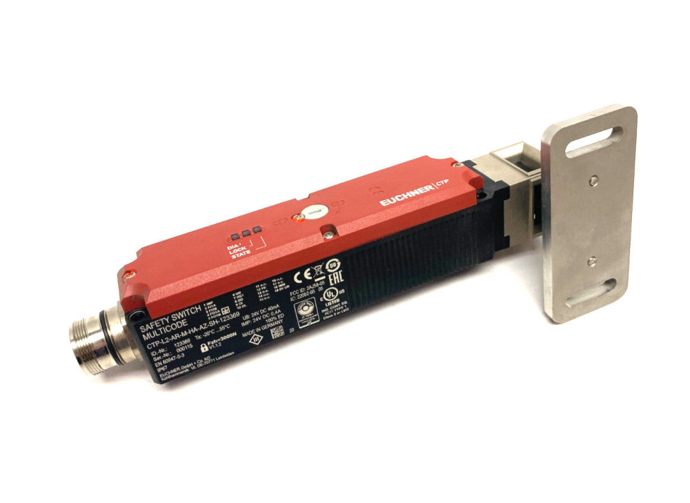 Euchner CTP-L2-AR-M-HA-AZ-SH-123369 Transponder-Coded Interlock Safety Switch