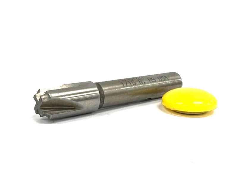 PUTNAM CORNER ROUNDING END MILL 1/16 R HIGH SPEED 7/16" CUT LOC 9/16" 4 FLUTE