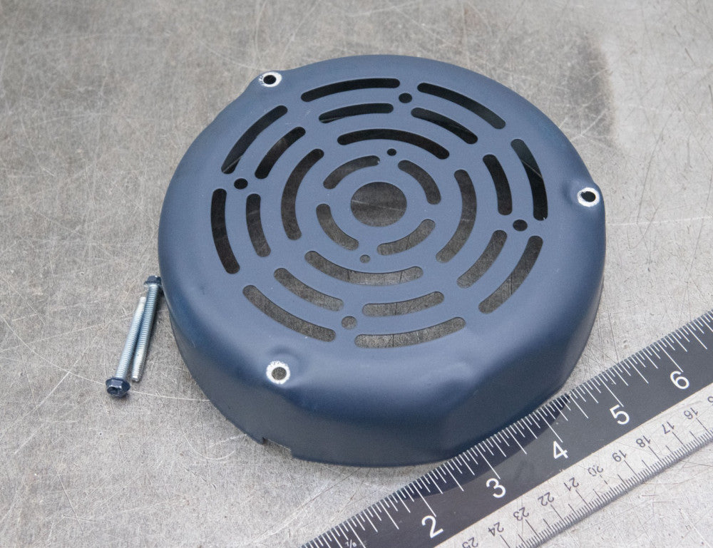 Leeson Steel Rear Fan Cover 56 Frame Blue Fits DC Electric Motor