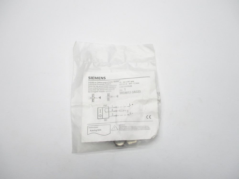 SIEMENS 3RG4012-3AG33 10-34VDC NSMP