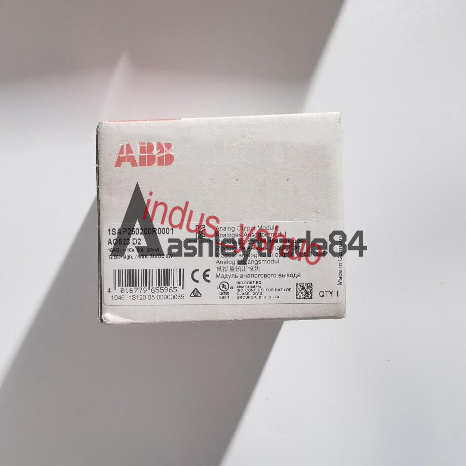 1PCS NEW ABB AC500 series PLC module analog module AO523 1SAP250200R0001