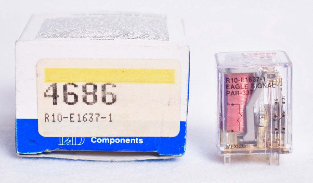 PB Potter & Brumfield Mini Signal Relay 4686 R10-E1637-1