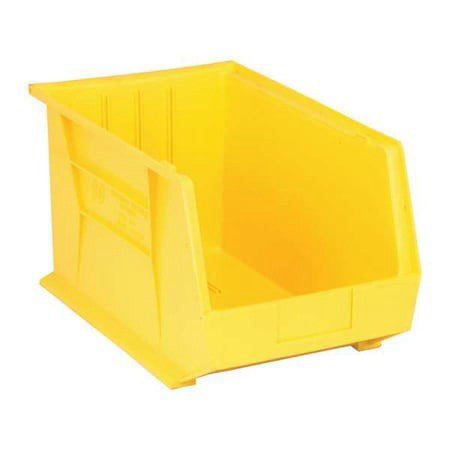 Quantum Storage Systems Qus260yl Hang & Stack Storage Bin, Polypropylene,