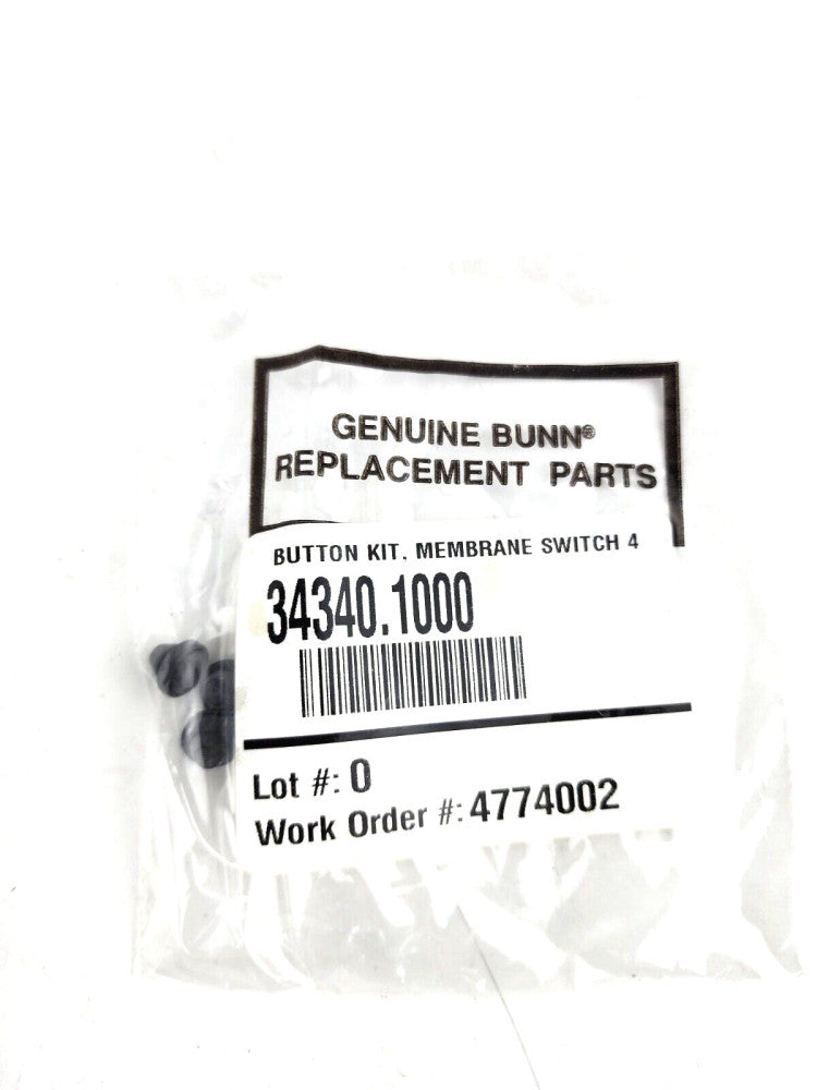 4pcs Bunn 34340.1000 Button Kit Membrane Switch LCA-2 LCC-2 LCA-2 LP IC