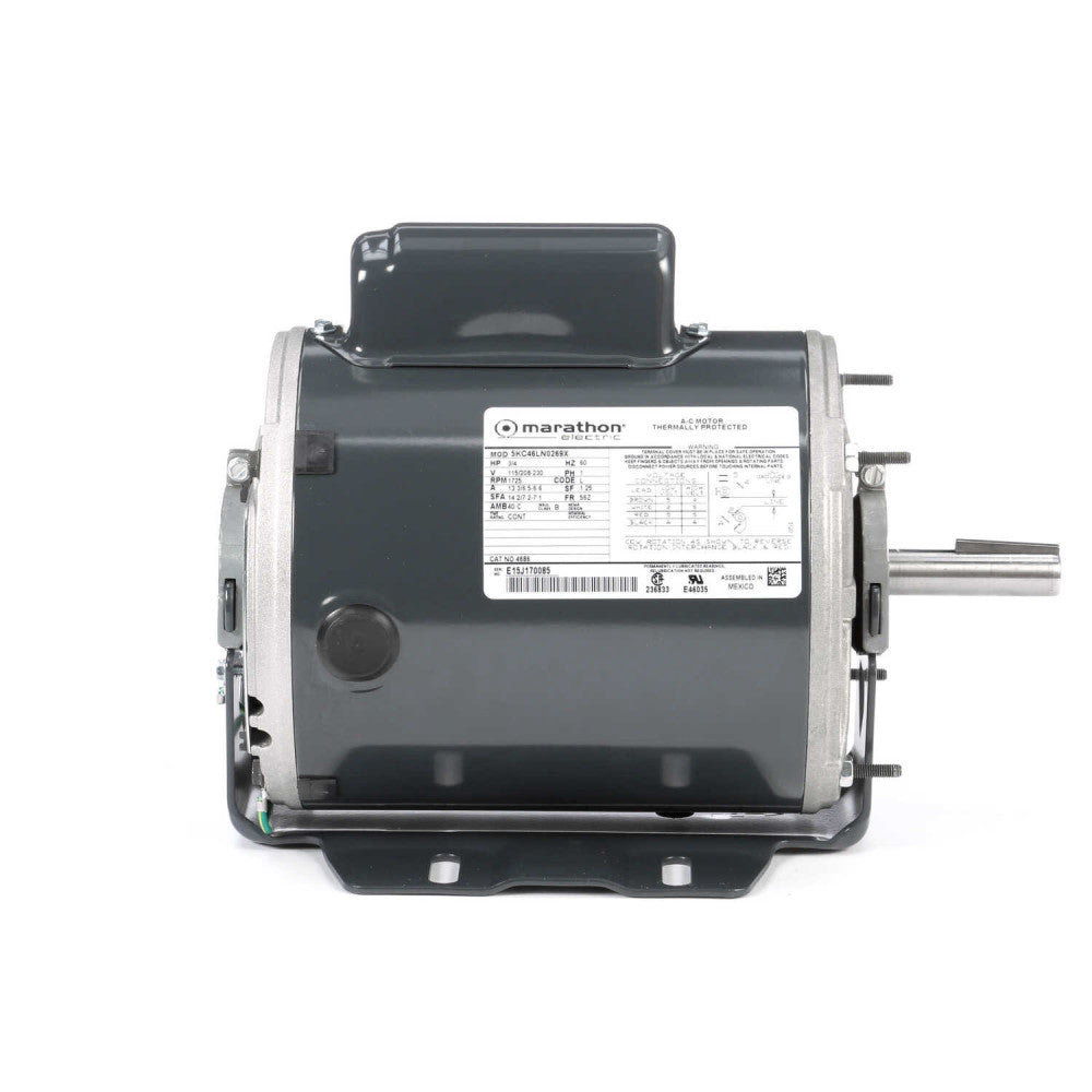 Marathon 4686 Electric Motor 3/4 HP 1800 Rpm 115/208-230 Volt 56Z 5KC46LN0269X