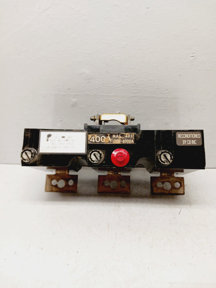 GENERAL ELECTRIC TB43T400 400 AMP TRIP UNIT 3 POLE