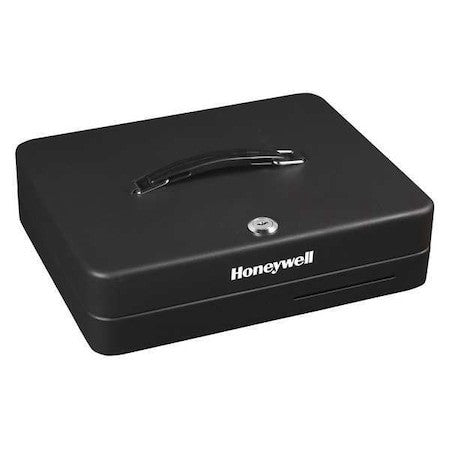 Honeywell 6113 Cash Box With Keyed 0.23 Cu Ft, Steel