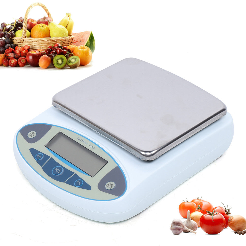 3W Analytical Balance 5000g x 0.01g Lab Electronic Digital Precision Scale NEW
