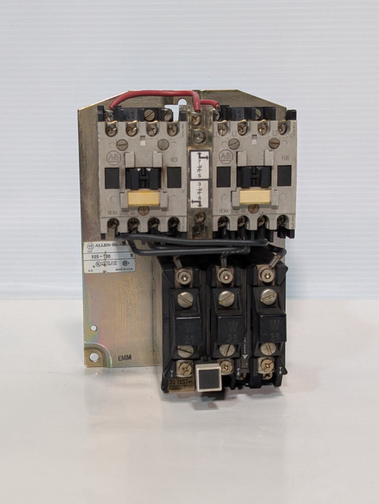 Allen-Bradley 500-TOD94 Contactor W/ Overload Relay 592-JOV16 & Starter 505-TOD