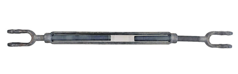 CROSBY LAUGHIN TURNBUCKLE JAW-JAW 46-1/4"X 70-1/2", TAKE UP: 24", BENT LFT SHAFT
