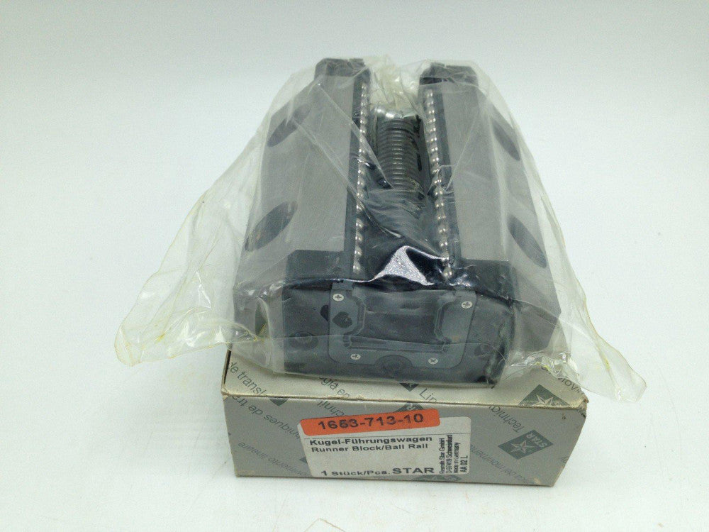 REXROTH STAR 1653-713-10 LINEAR BALL RAIL RUNNER BLOCK, SIZE 30