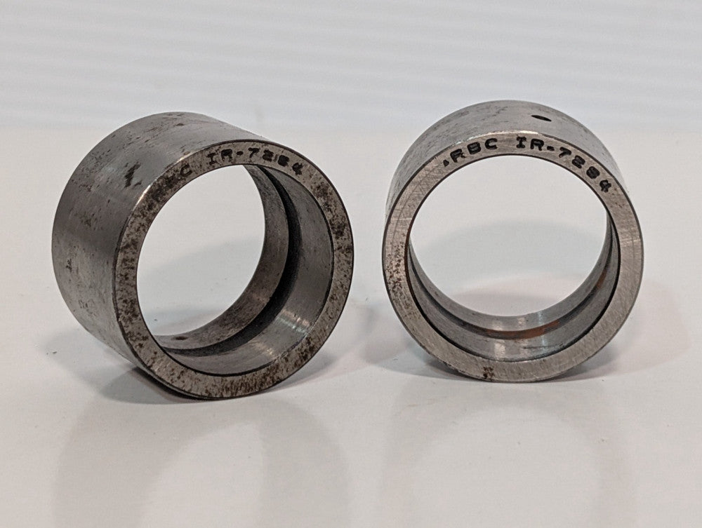 Lot of 2: RBC IR-7284 Pitchlign heavy-duty inner rings for needle roller bearing