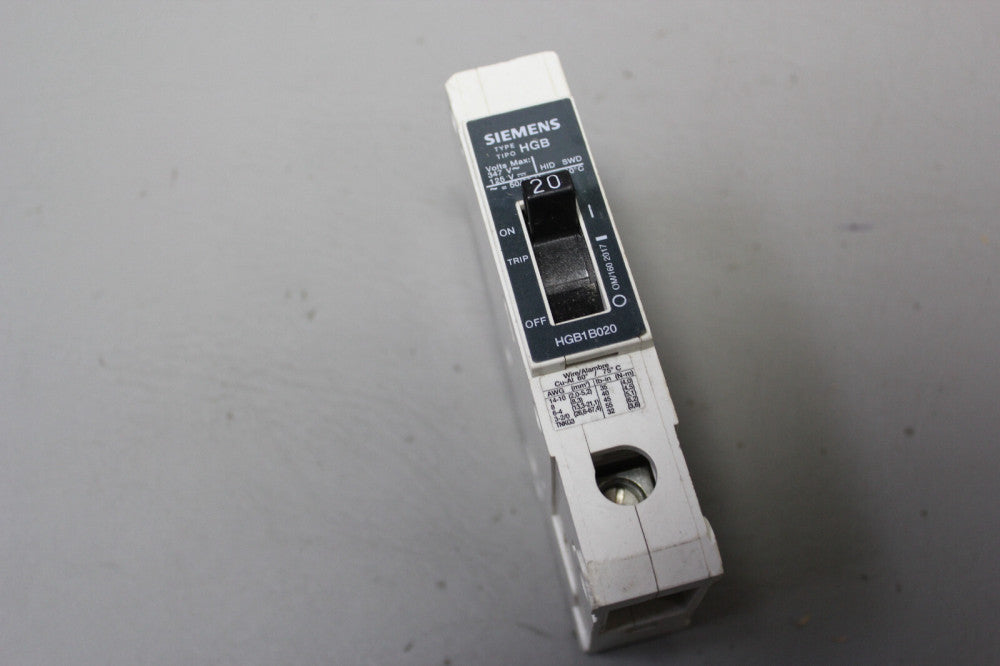 Siemens HGB1B020 Circuit Breaker