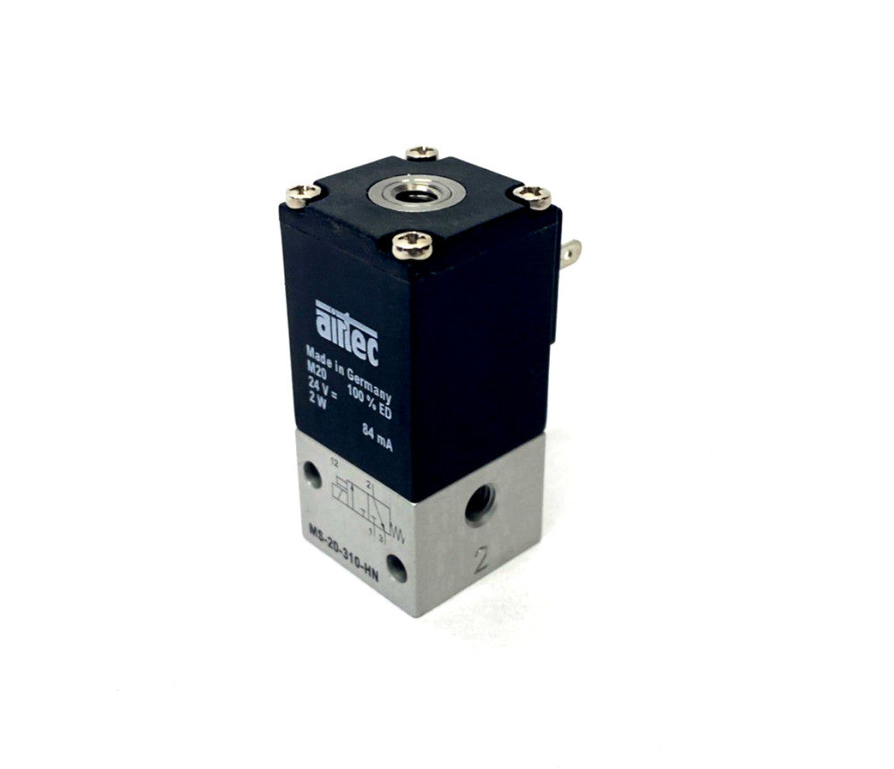Airtec MS-20-310-HN Solenoid Valve 3/2-Way 24VDC 2W 84mA