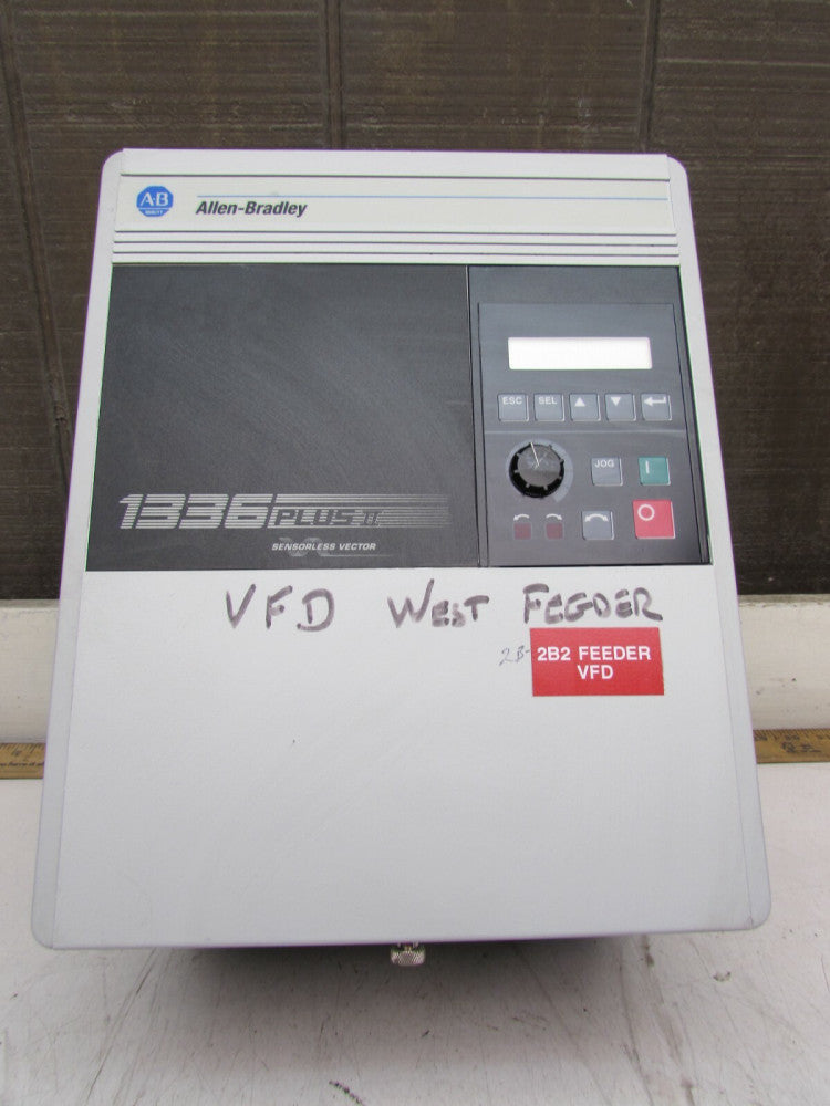 ALLEN BRADLEY 1336 PLUS II DRIVE 1336F-BRF150-AA-EN SER-A NICE USED TAKEOUT !!