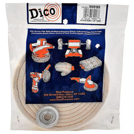Dico 526-40-6 Buffing Wheel,6 In Dia. Overall