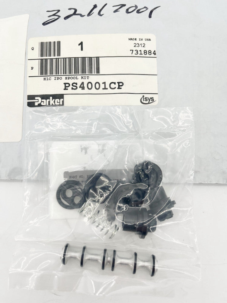 New Parker PS4001CP H1C 2PO Valve Spool Kit