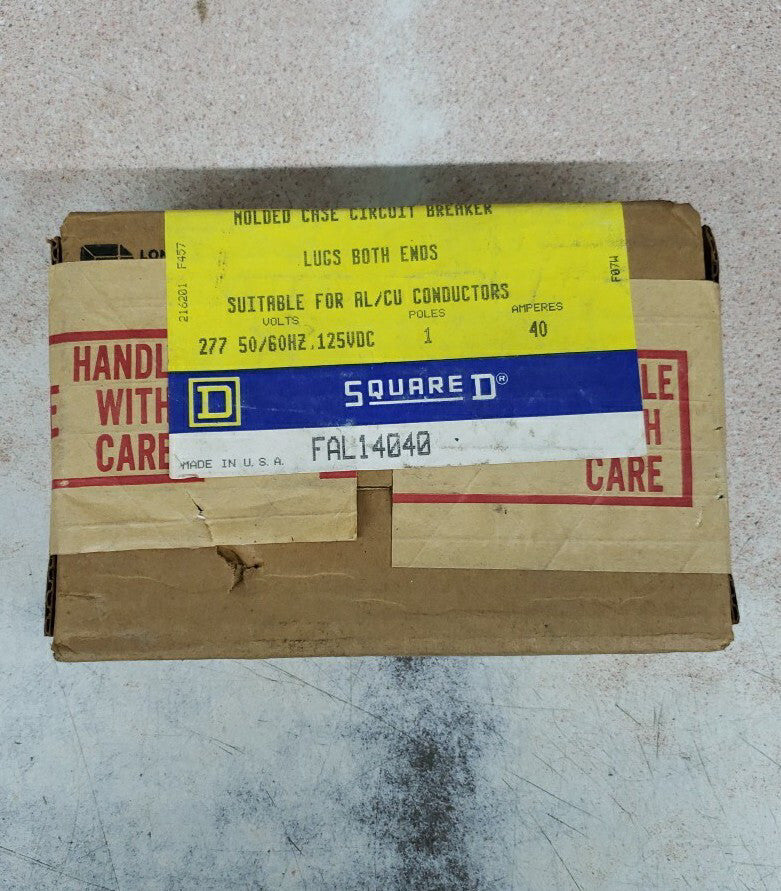 1) New old stock Square D FAL14040 40 AMP Circuit Breaker