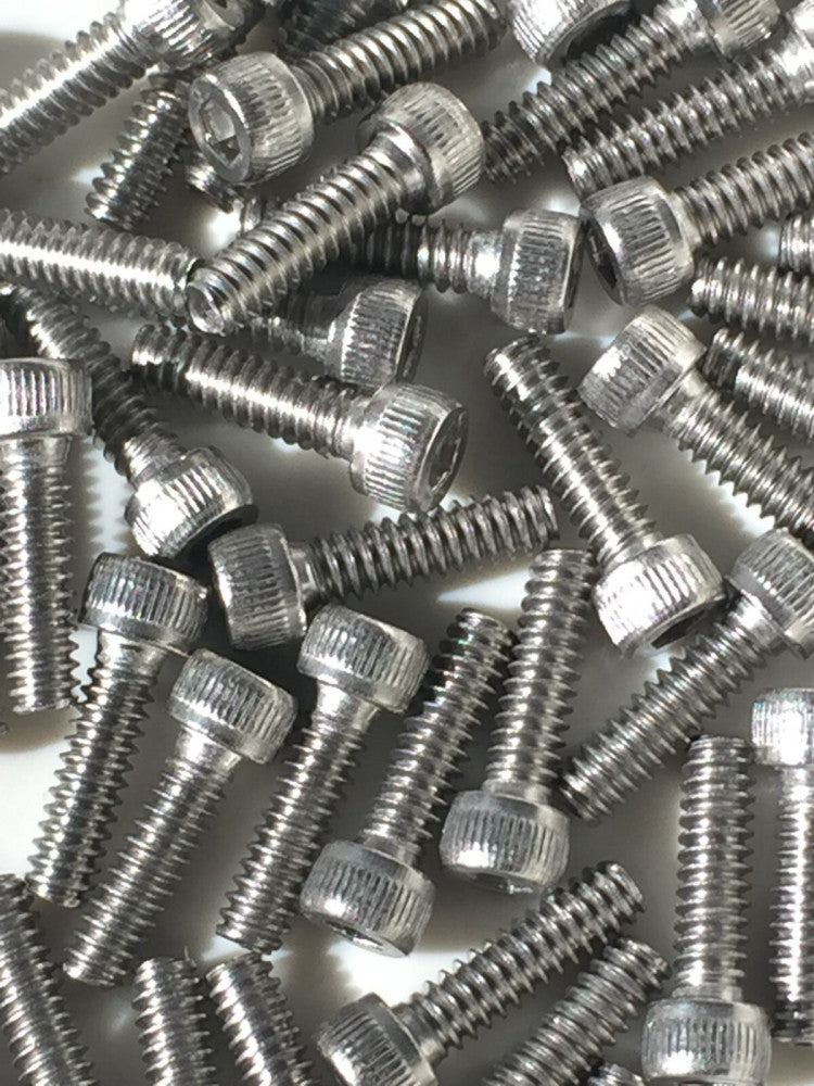 Lot of 75 6-32 Socket Head Cap Screws 1/2" Long 316 Stainless Steel