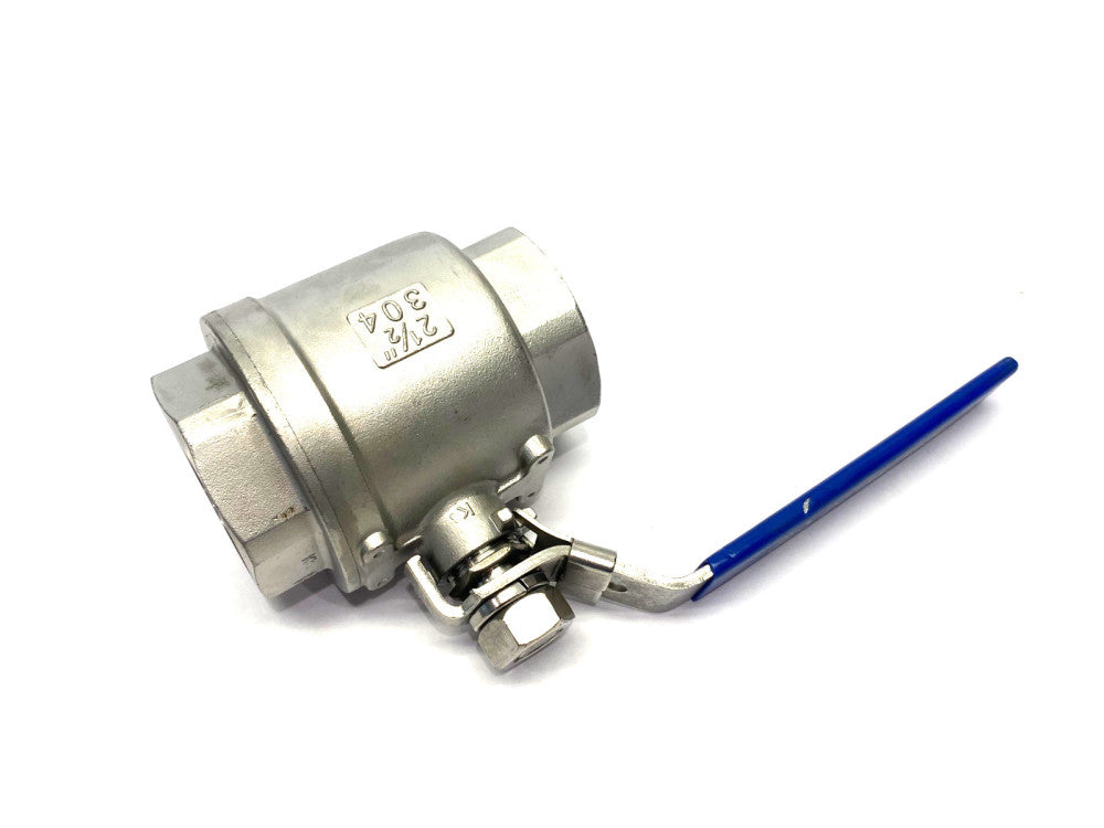 2-1/2" FNPT Full Port Ball Valve AISI 304