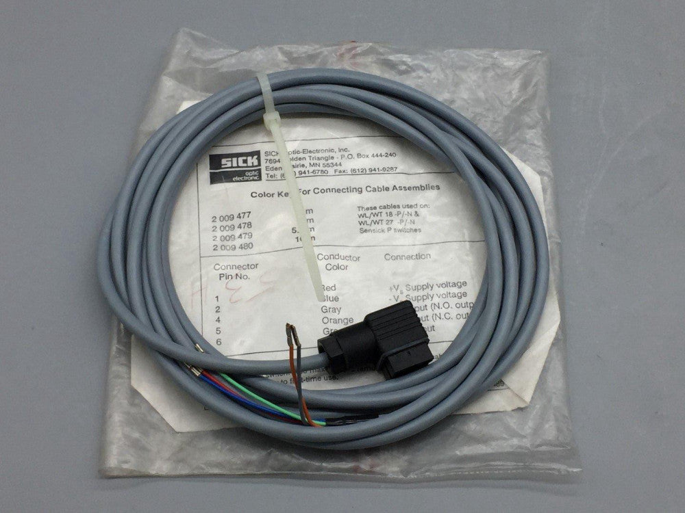 SICK 2009477 SENSOR CABLE