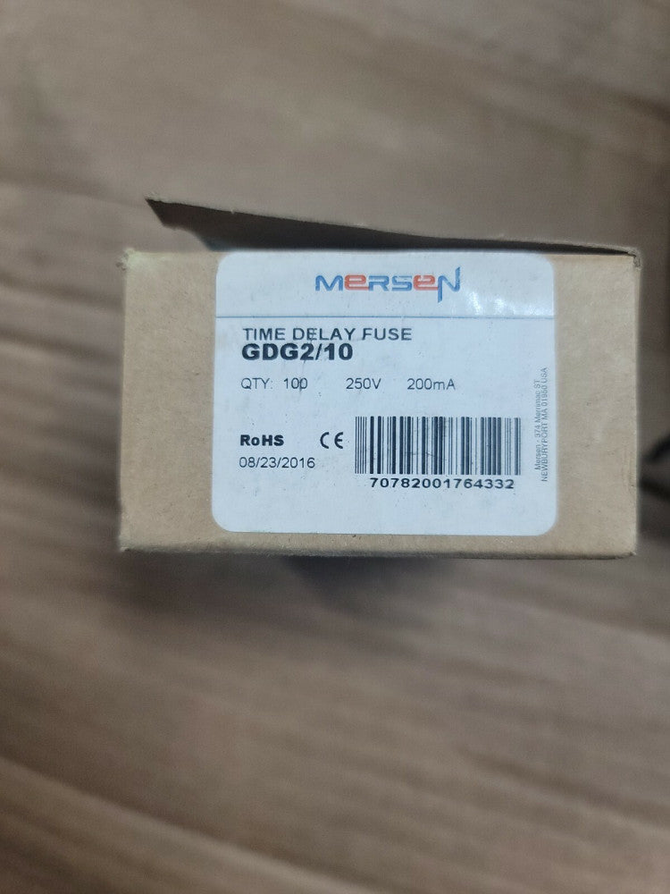 BOX OF 20 MERSEN GDG2/10 GDG210 TIME DELAY FUSE 2/10A 2/10 AMP 250V 250 VOLT