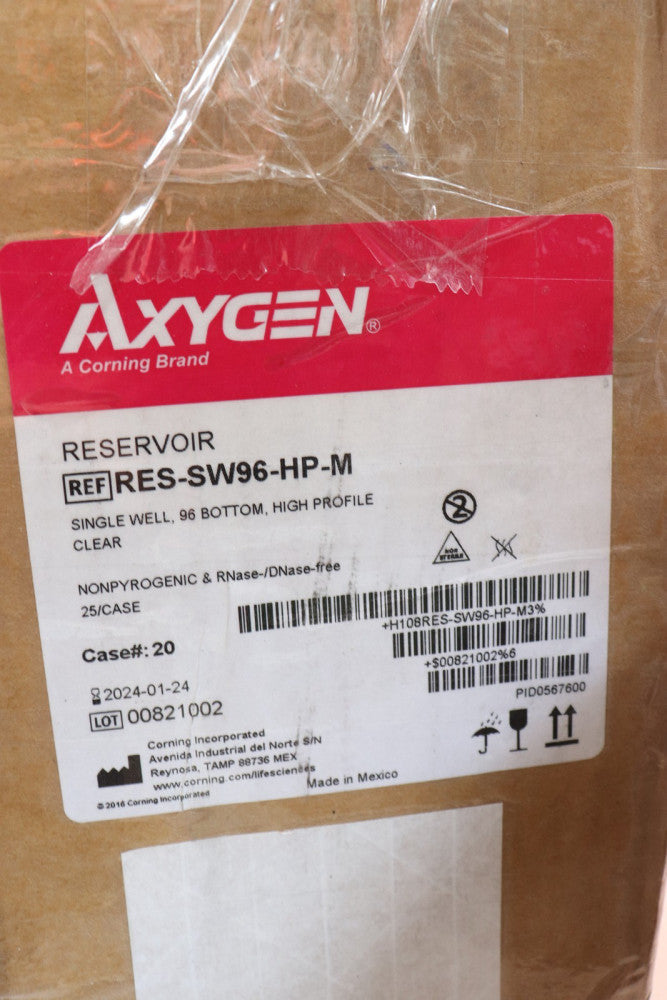 (20-Pk) Axygen High Profile Single Well Robotic Reservoir RES-SW96-HP-M