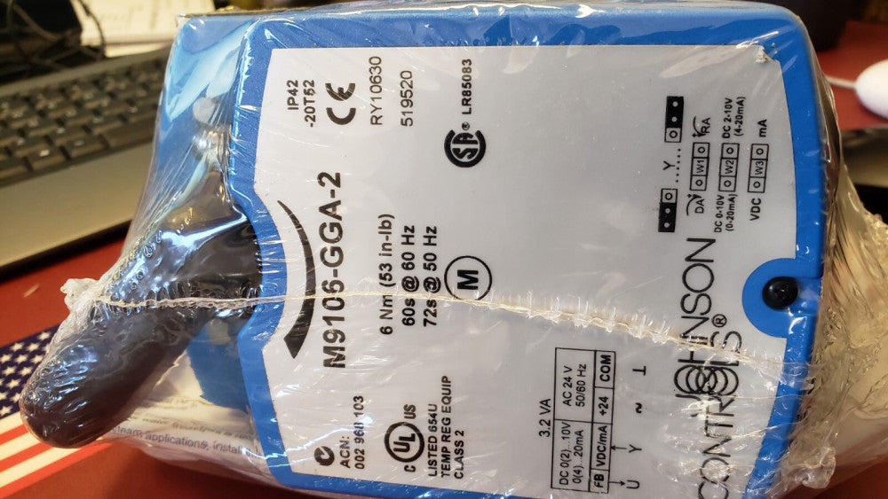 Johnson Controls VG1241AF+M906GGA-2 Actuator WITH VALVE ( A2-4A)