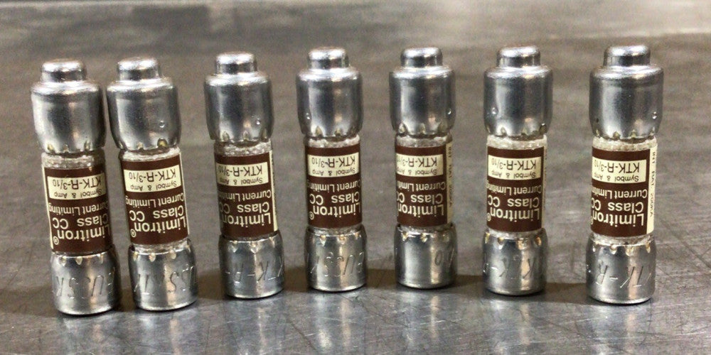 Lot Of 7, Bussmann Limitron KTK-R-3/10 Fuses
